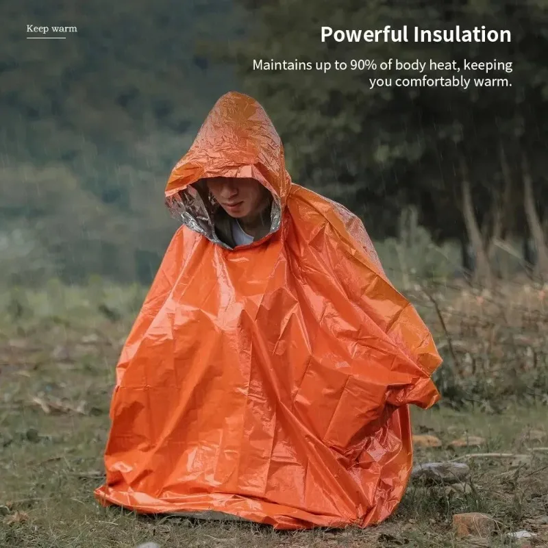 Poncho de survie thermique ant - Survival Blanket Reflective avis et prix